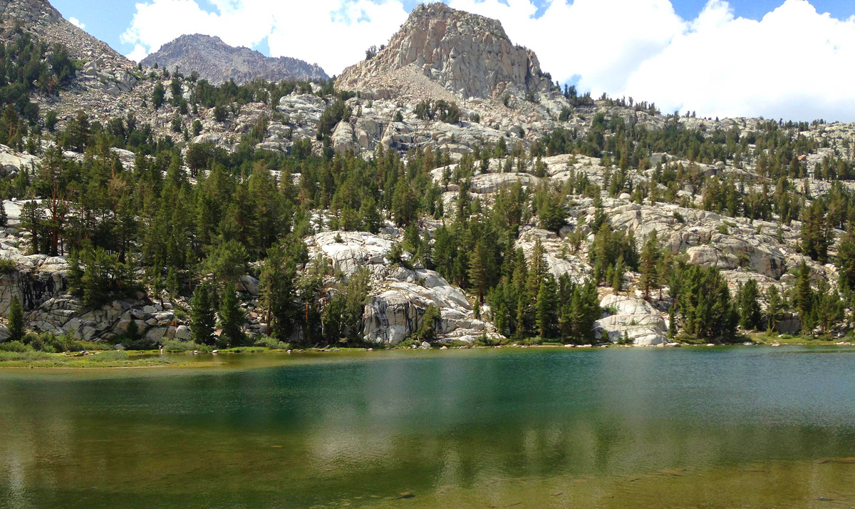South side of Dingleberry Lake from the trail.